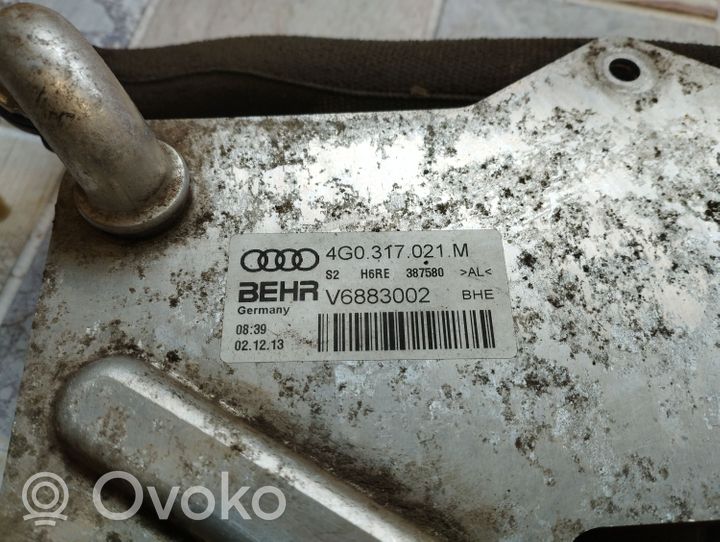 Audi A6 S6 C7 4G Refroidisseur d'huile de boîte de vitesses 4G0317021M