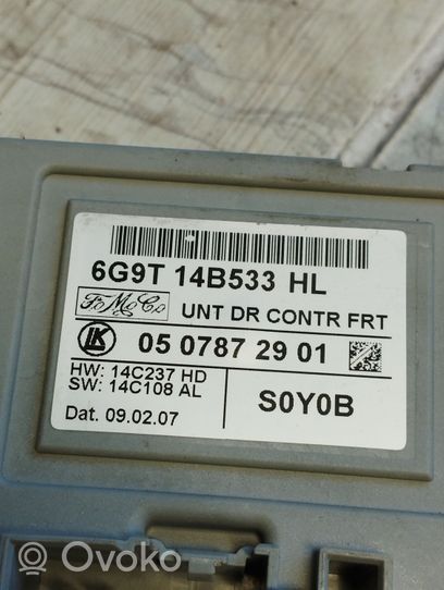 Ford S-MAX Sterownik / Moduł drzwi 6G9T14B533HL