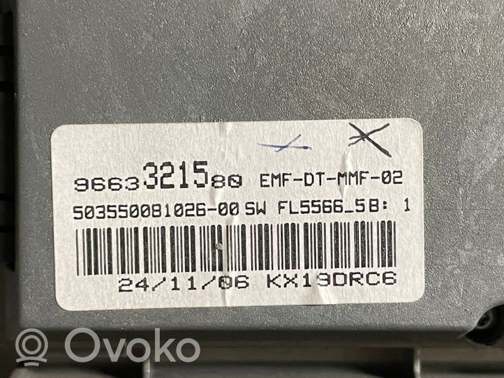 Citroen C5 Monitor / wyświetlacz / ekran 9663321580