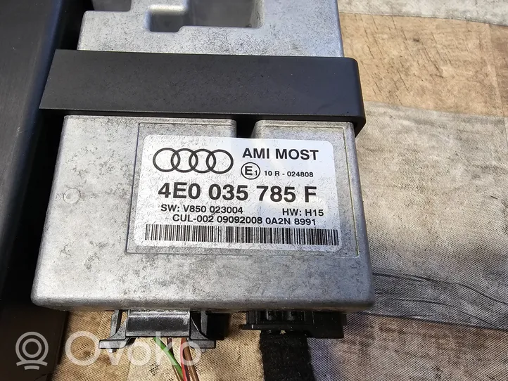 Audi A5 8T 8F Console centrale, commande de multimédia l'unité principale 4E0035785F