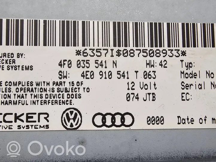 Audi A5 8T 8F Navigacijos (GPS) valdymo blokas 4F0035541N