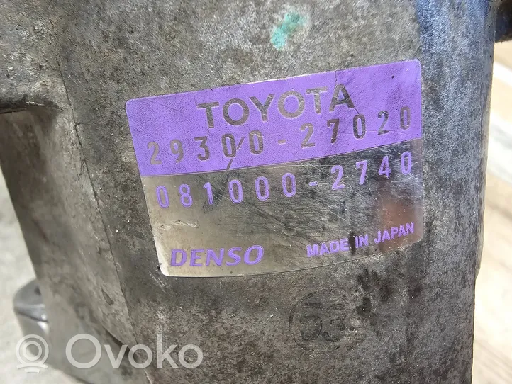 Toyota Corolla Verso AR10 Вакуумный насос 2930027020