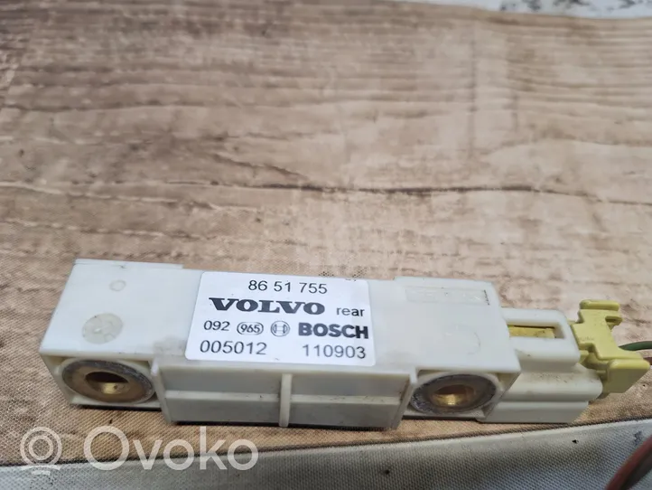 Volvo XC90 Capteur de collision / impact de déploiement d'airbag 8651755