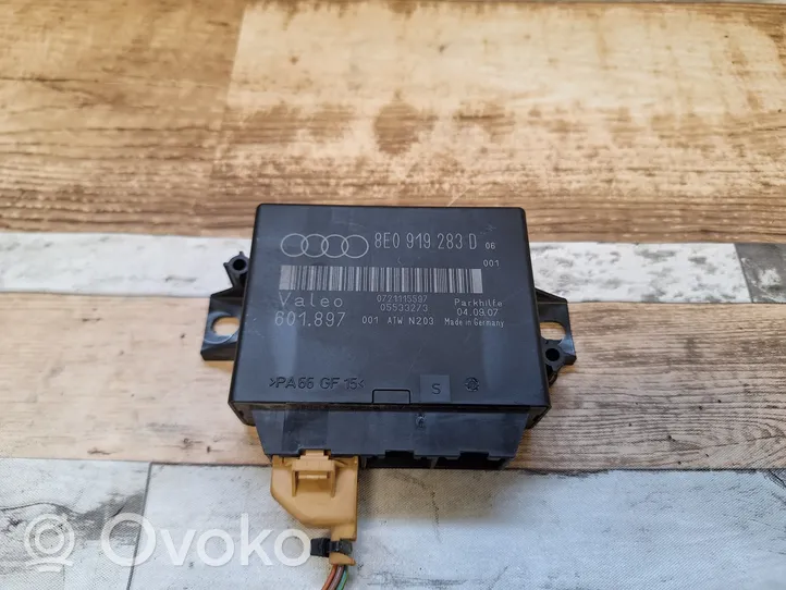 Audi A4 S4 B7 8E 8H Unité de commande, module PDC aide au stationnement 8E0919283D