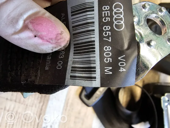 Audi A4 S4 B7 8E 8H Takaistuimen turvavyö 8E5857805M