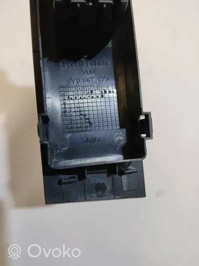 Skoda Fabia Mk3 (NJ) Interrupteur commade lève-vitre 6V0867172