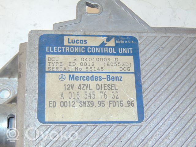 Mercedes-Benz E W210 Centralina/modulo del motore A0165457632