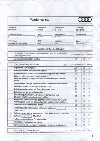 Audi A6 C7 Buse de lave-phares 