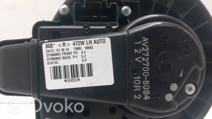 Toyota Auris E180 Lämmittimen puhallin AV272700-8084