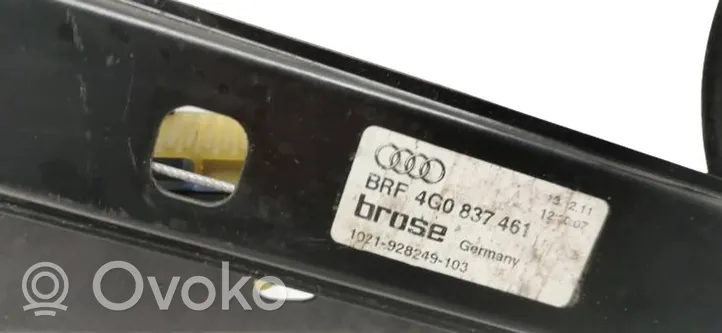 Audi A6 S6 C7 4G Mécanisme de lève-vitre avec moteur 4G0837461