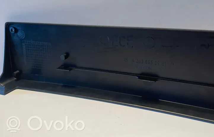 Mercedes-Benz C W203 Cornice porta targa A2038852981