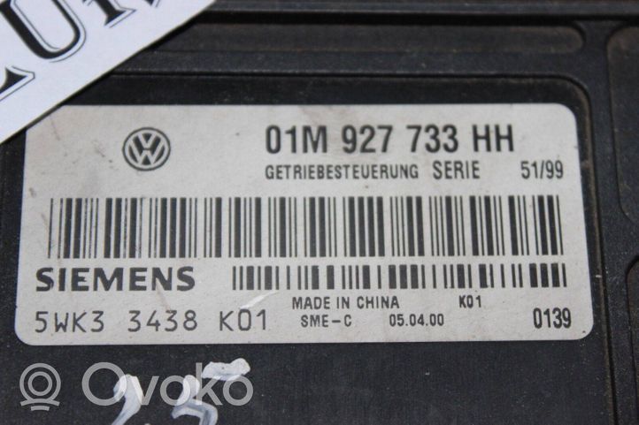 Volkswagen Golf IV Module de contrôle de boîte de vitesses ECU 01M927733HH