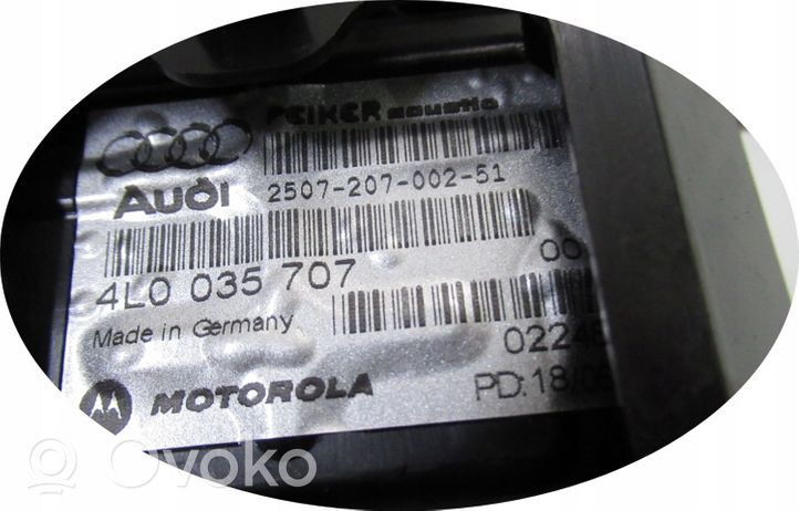 Audi Q7 4L Puhelimen käyttöyksikkö/-moduuli 4L0035707A