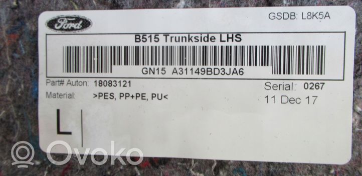 Ford Ecosport Trunk/boot side trim panel GN15A31149BD