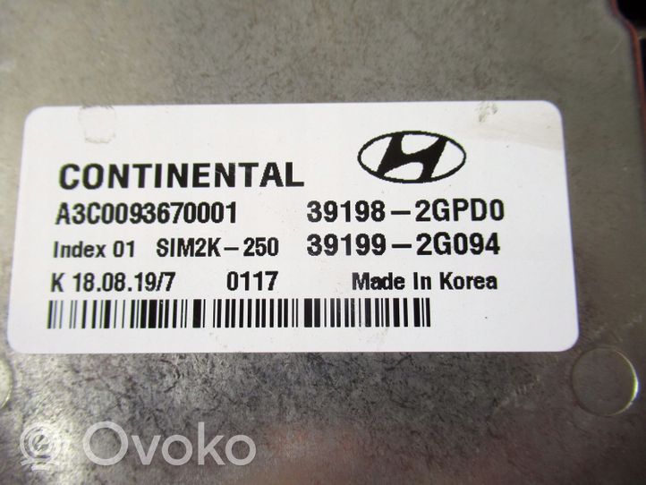 Hyundai i30 Sterownik / Moduł ECU 391982GPD0