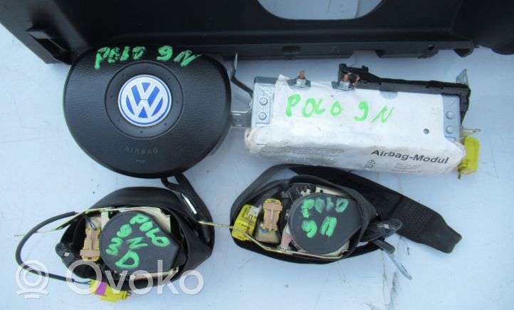 Volkswagen Polo IV 9N3 Kit airbag avec panneau 