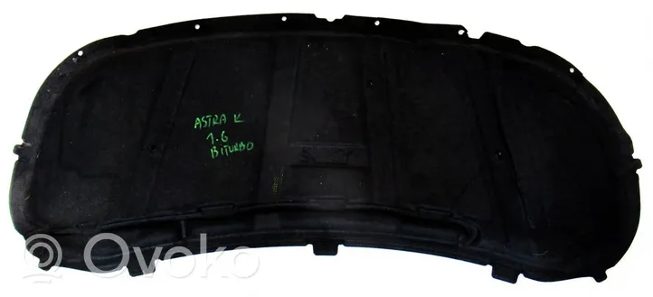 Opel Astra K Isolation acoustique et thermique pour capot 39034618