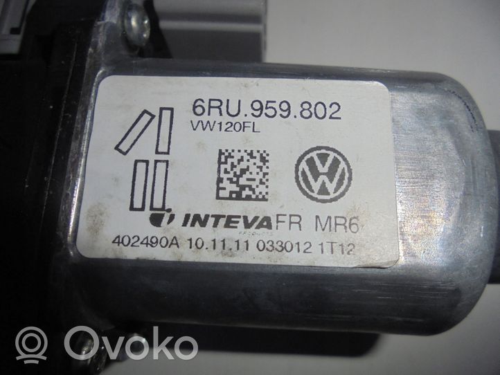 Volkswagen Up Etuoven ikkunan nostomoottori 6RU959802