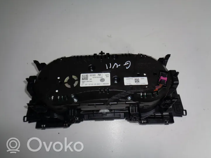 Volkswagen Golf VII Tachimetro (quadro strumenti) 5G1920751