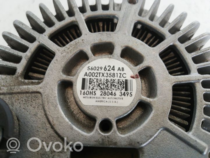 Chrysler 200 Alternator 56029624AB