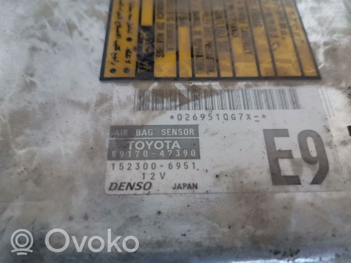 Toyota Prius (XW20) Oro pagalvių valdymo blokas 8917047390