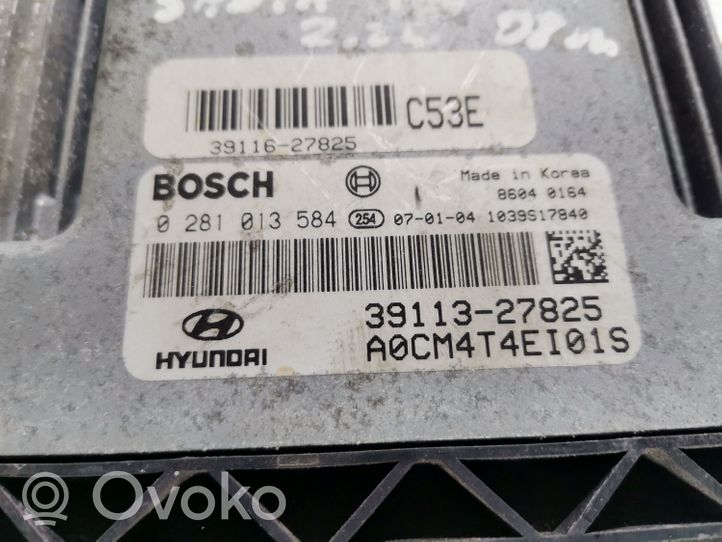 Hyundai Santa Fe Sterownik / Moduł ECU 0281013584