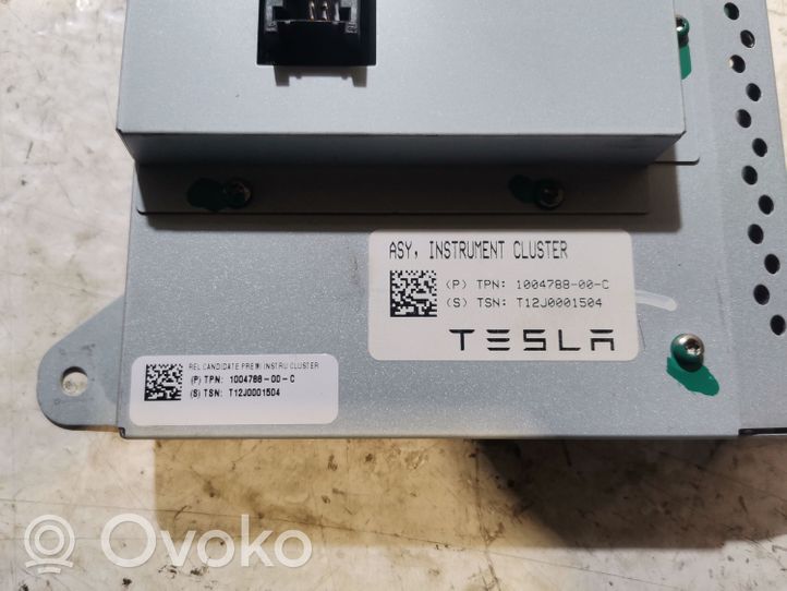 Tesla Model S Tachimetro (quadro strumenti) 100478800C