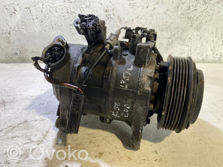 BMW 3 F30 F35 F31 Ilmastointilaitteen kompressorin pumppu (A/C) GE4472604711