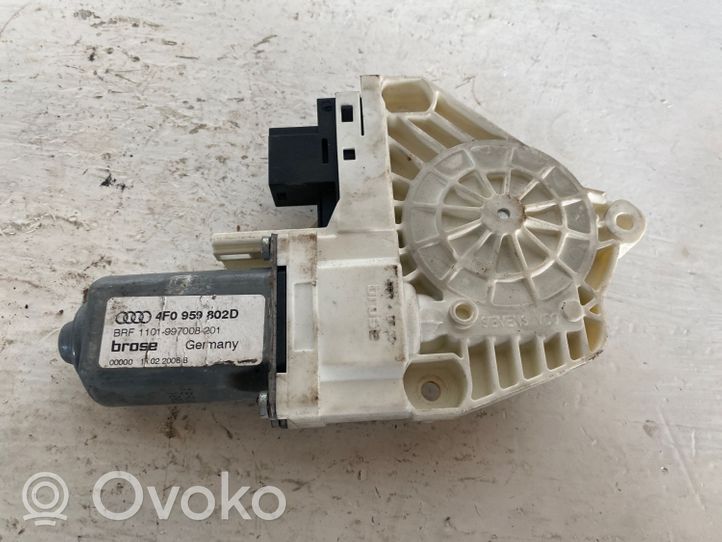 Audi A6 S6 C6 4F Moteur de lève-vitre de porte avant 4F0959802D