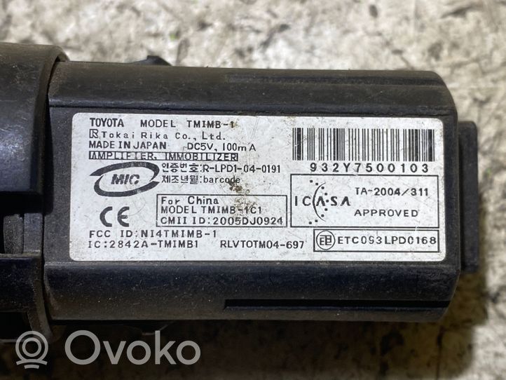 Toyota Prius (XW20) Bouton poussoir de démarrage du moteur ETC093LPD0168