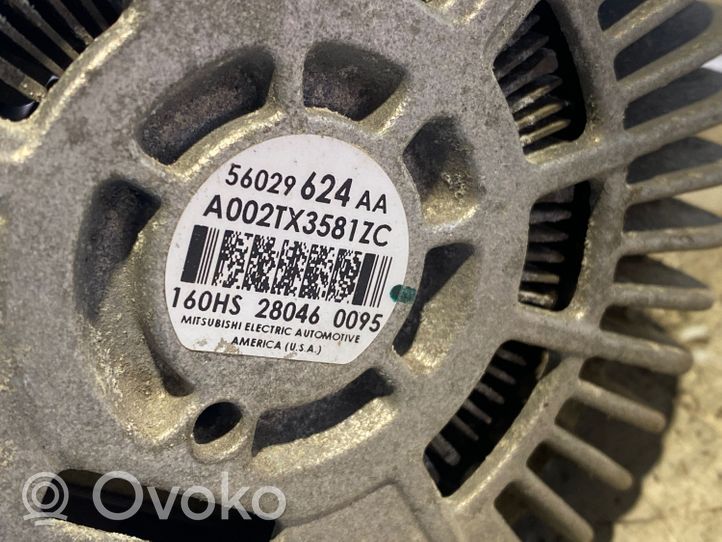 Chrysler 200 Alternator A002TX3581Z