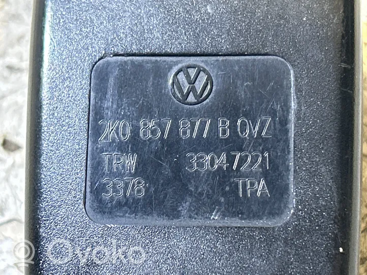 Volkswagen Caddy Front seatbelt buckle 2K0857877B