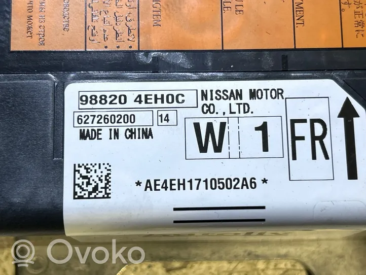 Nissan Qashqai Oro pagalvių valdymo blokas 988204EH0C