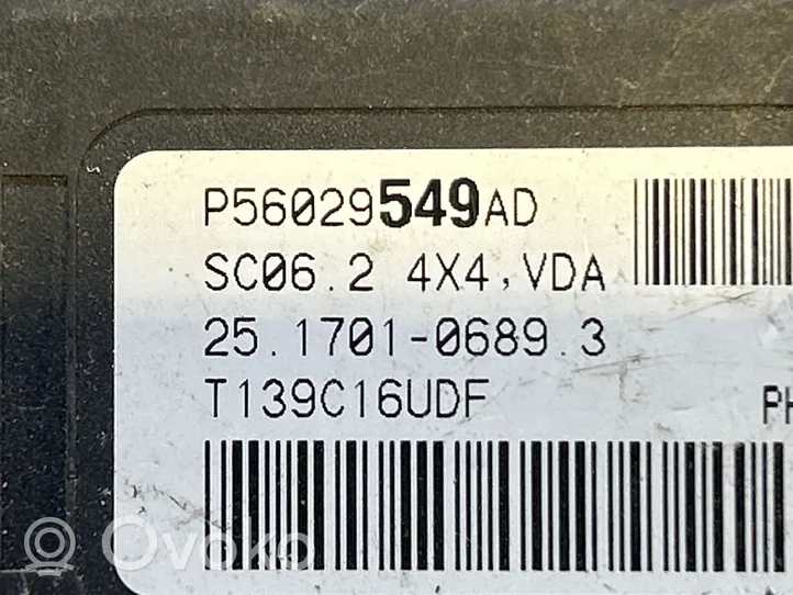 Dodge Challenger ESP acceleration yaw rate sensor P56029549AD