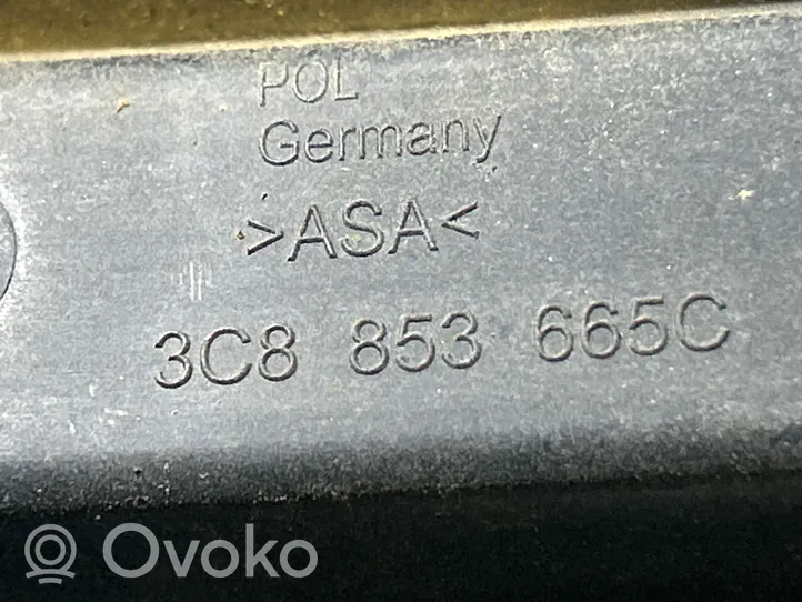Volkswagen PASSAT CC Grotelės apatinės (trijų dalių) 3C8853665C