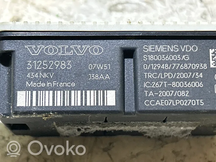 Volvo C30 Autres unités de commande / modules 31252983