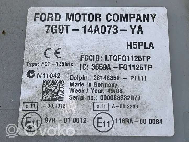 Ford Mondeo MK IV Ramka / Moduł bezpieczników 7G9T14A073YA