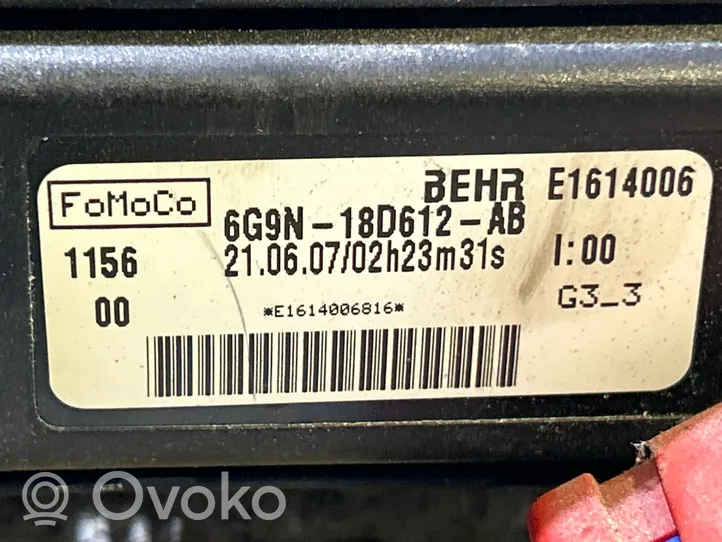 Volvo V70 Radiateur électrique de chauffage auxiliaire 6G9N18D612AB