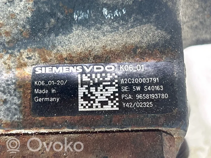 Ford Galaxy Pompa wtryskowa wysokiego ciśnienia 9658193780