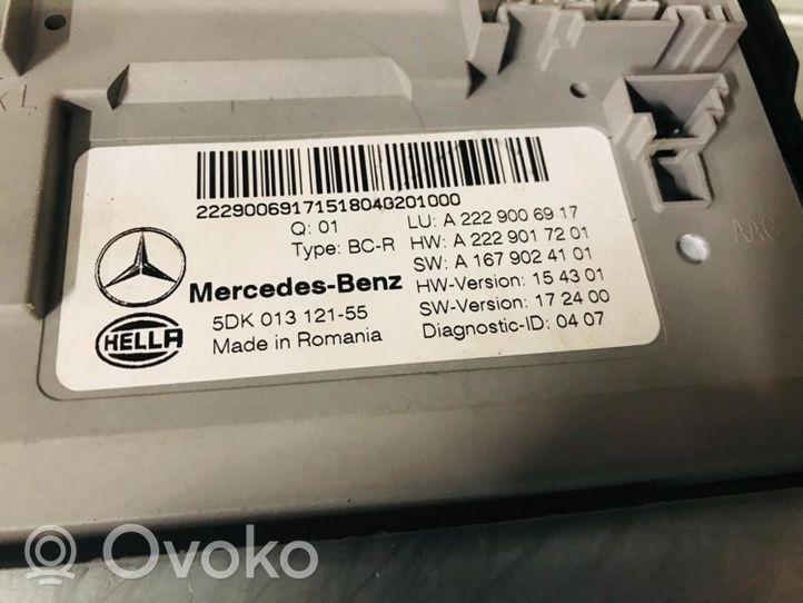 Mercedes-Benz S W222 Modulo comfort/convenienza A2229006917