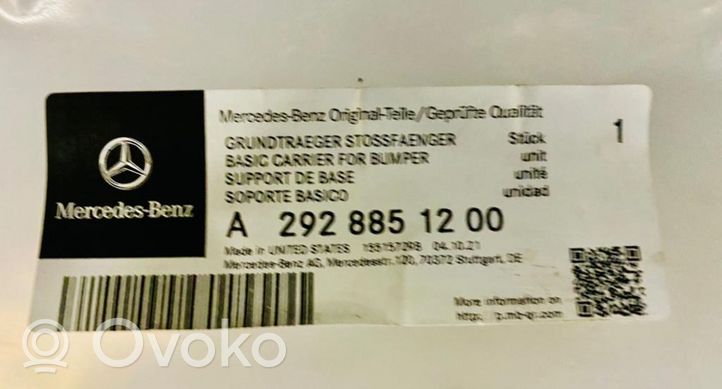 Mercedes-Benz GLE (W166 - C292) Priekinis sustiprinimas bamperio A2928851200