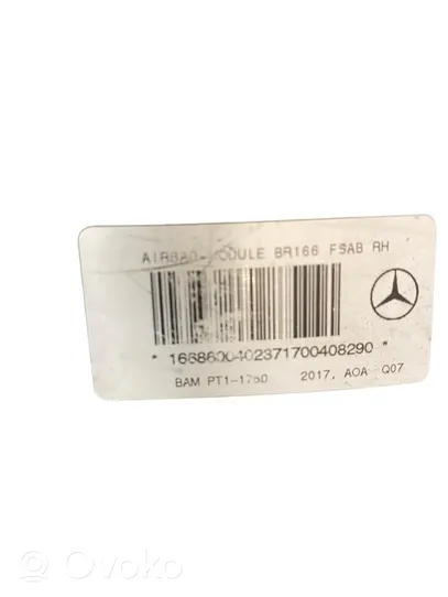 Mercedes-Benz GLE (W166 - C292) Airbag sedile A1668600402