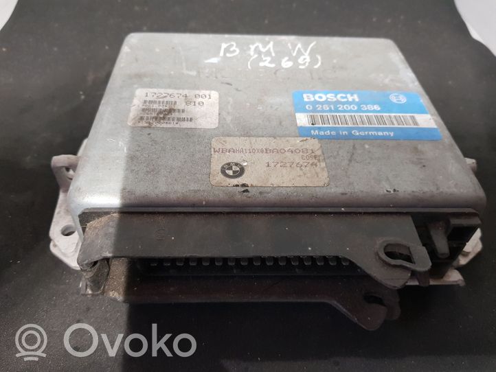 BMW 3 E30 Engine control unit/module 0261200386