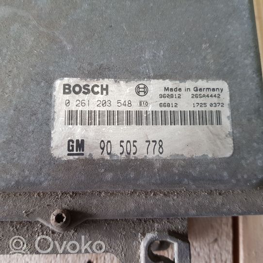 Opel Omega B2 Sterownik / Moduł ECU 0261203548