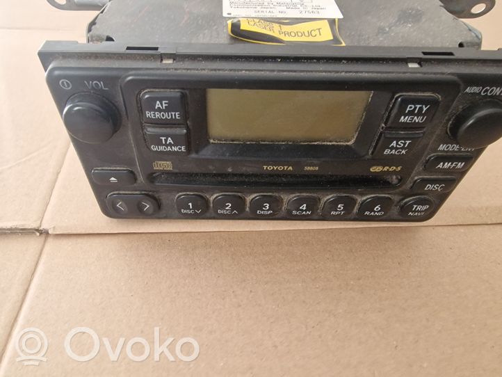 Toyota Previa (XR30, XR40) II Panel / Radioodtwarzacz CD/DVD/GPS 8612044080