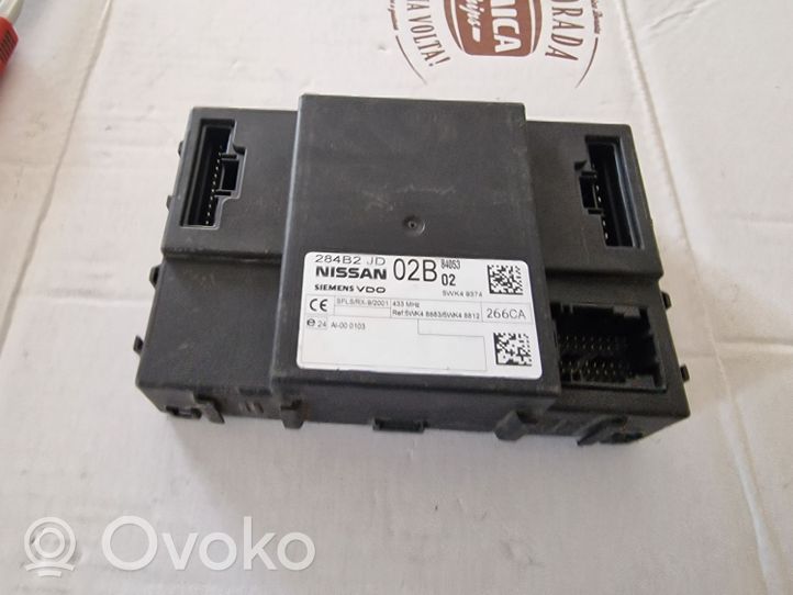 Nissan Qashqai+2 Moduł / Sterownik komfortu 284B2JD02B