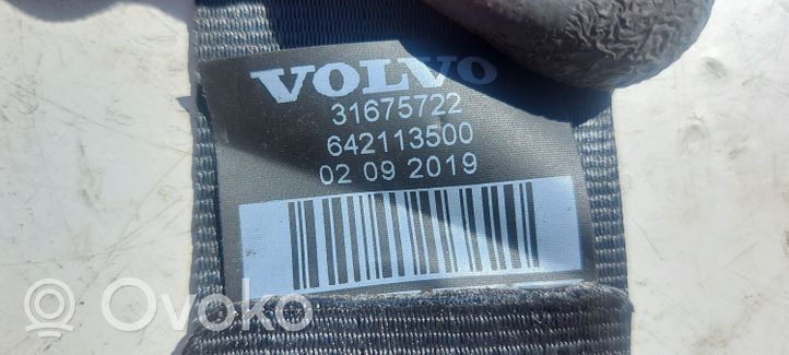 Volvo XC90 Pas bezpieczeństwa fotela tylnego 31675722