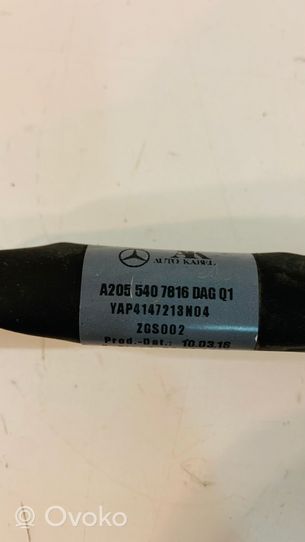 Mercedes-Benz C W205 Câble négatif masse batterie A2055407816