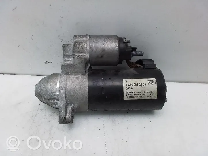 Mercedes-Benz C AMG W205 Starter motor A6519062800