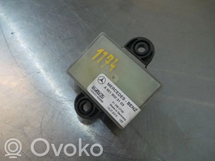 A6519003103 MercedesBenz A W176 Glow plug preheat relay, 46.00 € RRR